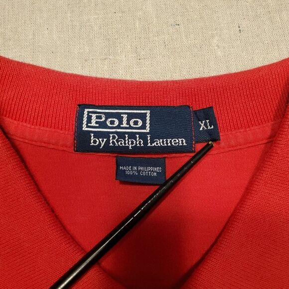 Polo by Ralph Lauren Men's Short Sleeve Red Shirt - Picture 7 of 8